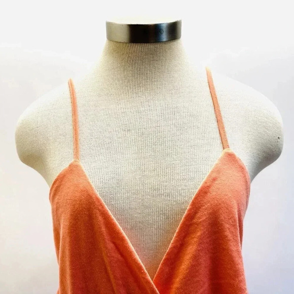 NWT SO GOODS FOR LIFE Juniors Sleeveless Straps Pullover V-Neck Coral Shirt XXL - Picture 2 of 9